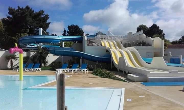 Mobilhome Camping Proche Des Plages 생장드몽 외부 사진
