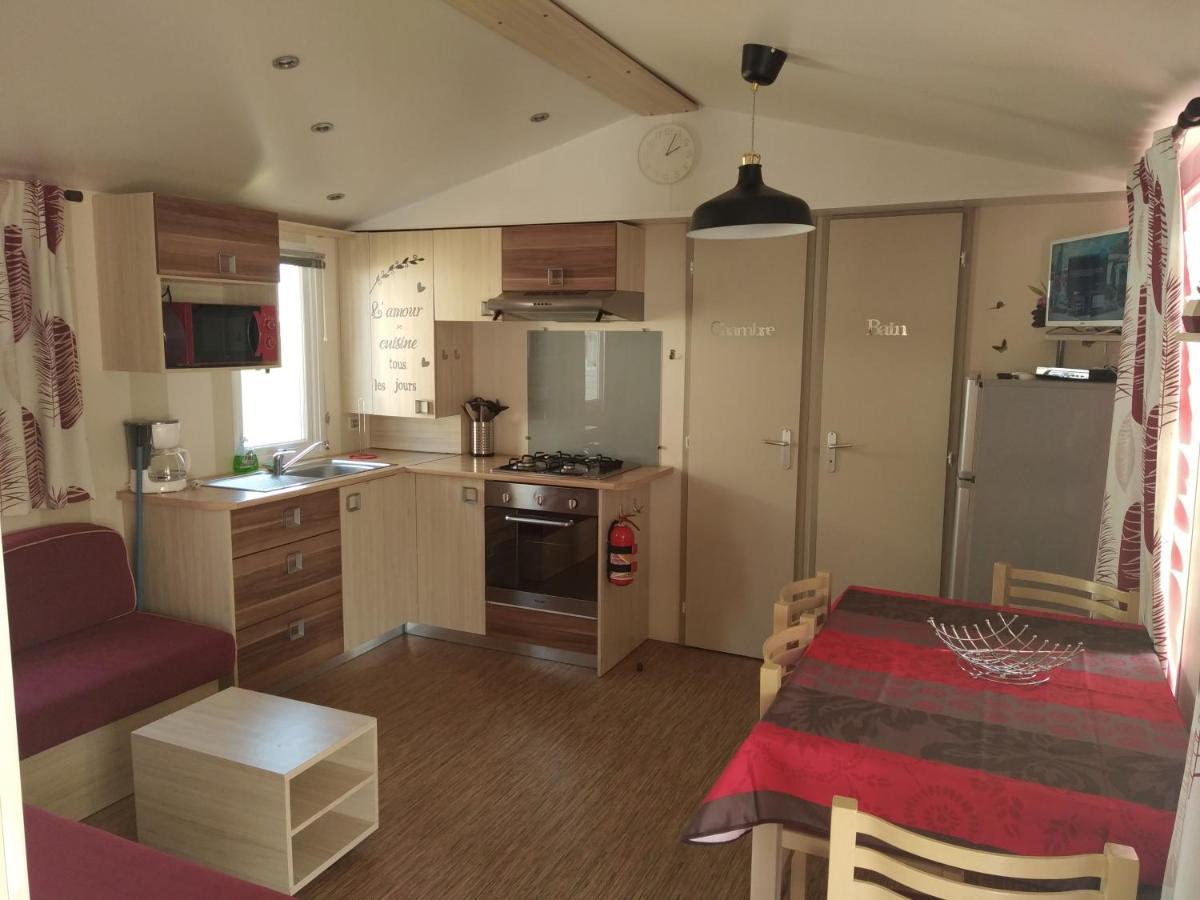 Mobilhome Camping Proche Des Plages 생장드몽 외부 사진